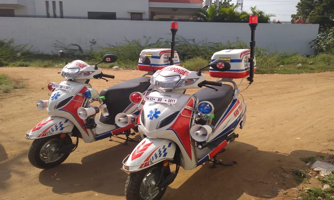 RMS Motors First Responder Bike Ambulance